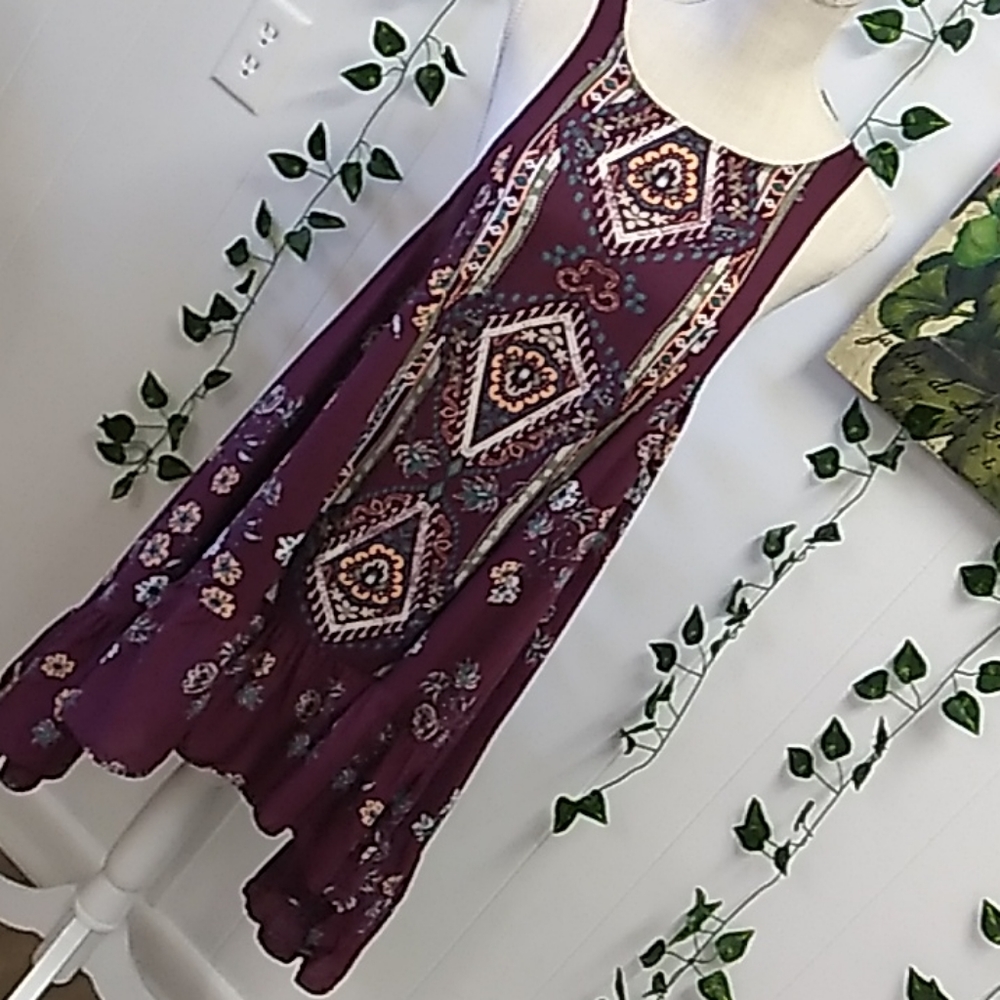 Free People Boho High/Low Dress SZ XS